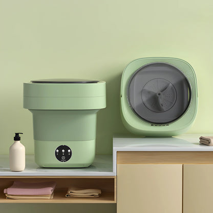 WashFold Pro 6.5L – Mini Machine à Laver Portable Pliable