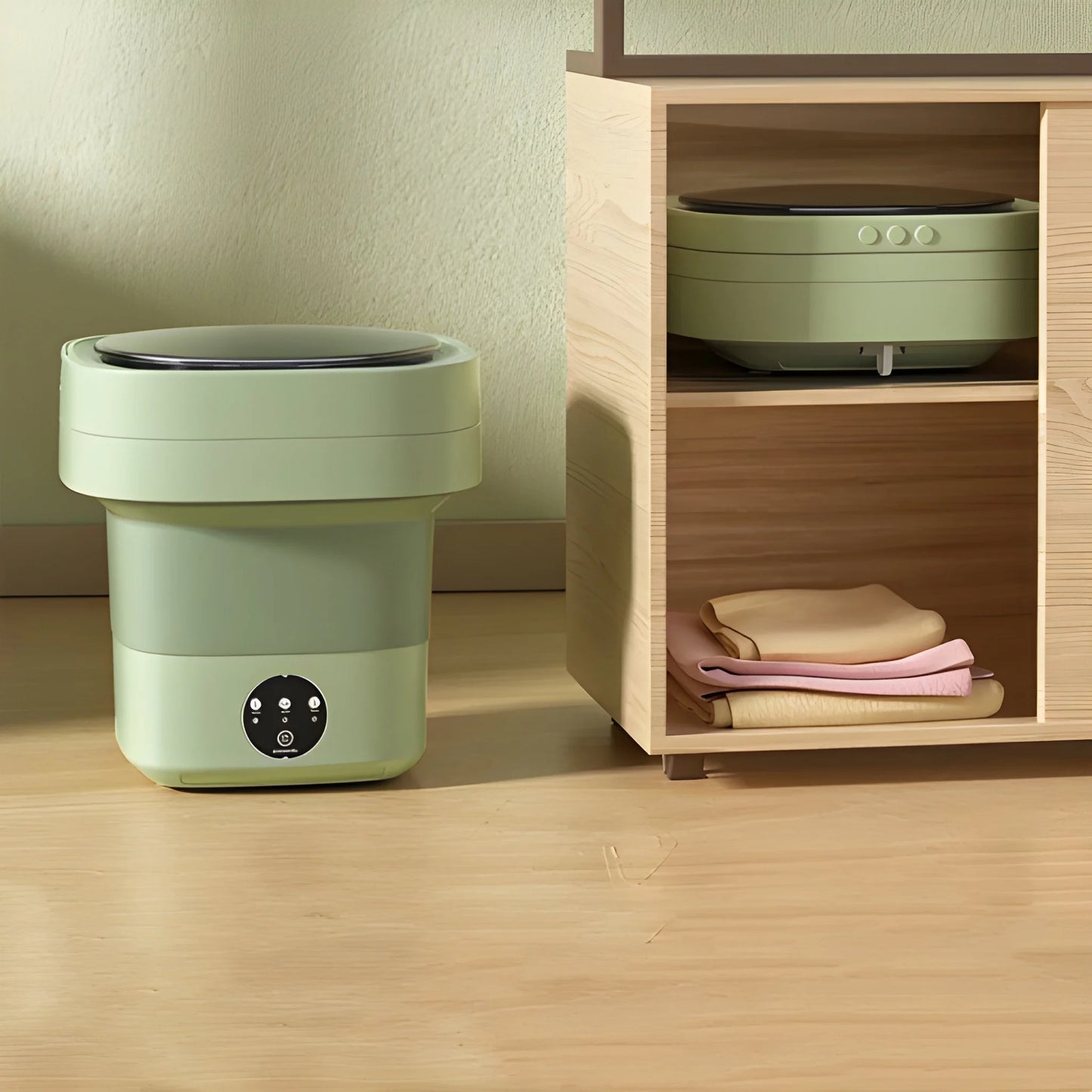 WashFold Pro 6.5L – Mini Machine à Laver Portable Pliable