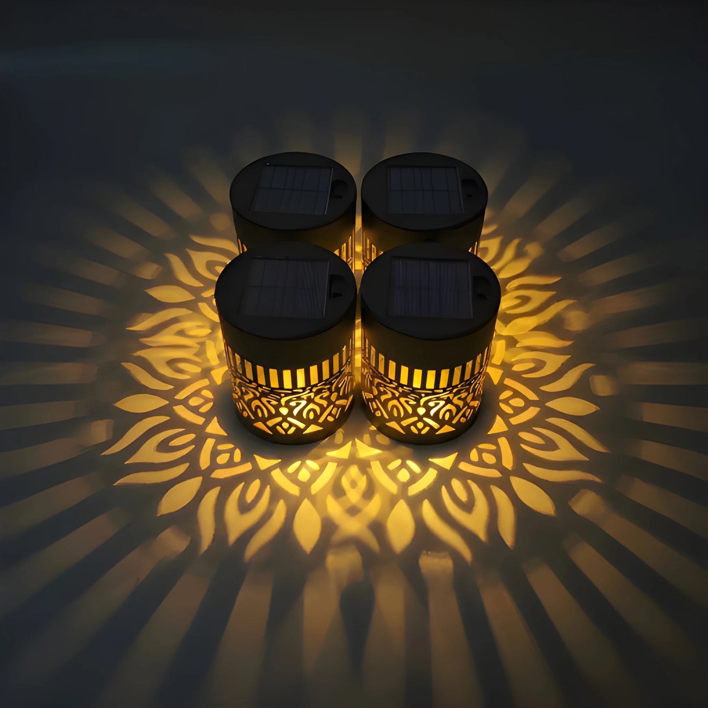 SolarGlow Bloom – Lampe Solaire Décorative Féerique